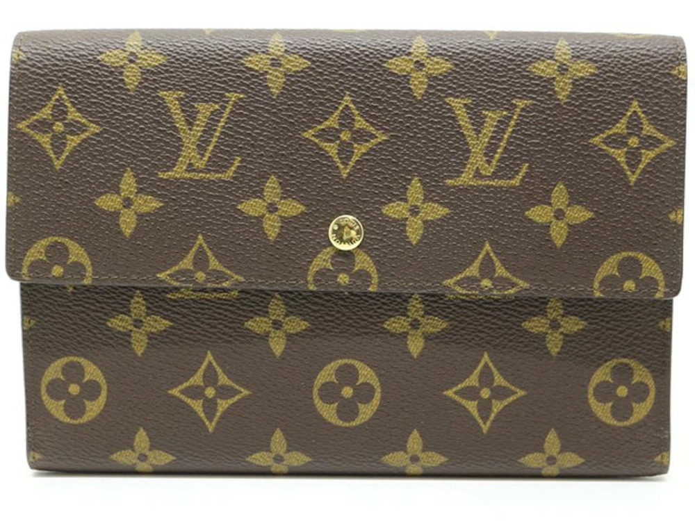 LOUIS VUITTON Long Wallet Tri fold Monogram
